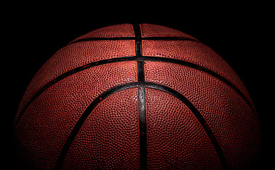 Image showing Part of basketball ball