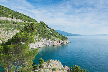 Image showing View of a small bay in Croatia