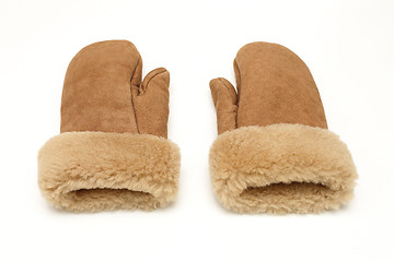 Image showing Leather Mittens