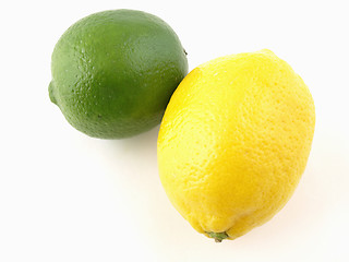 Image showing Lemon Lime Citrus Pair