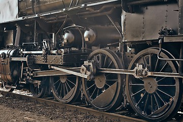 Image showing Steam Locomotive Closeup