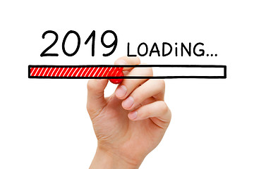 Image showing New Year 2019 Loading Concept