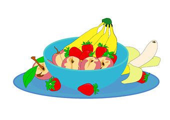 Image showing Fresh Fruit Bowl