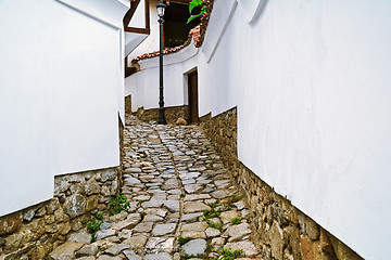 Image showing Narrow Street of Plovdiv