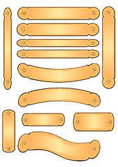 Image showing Brass Engraving Banner Plates