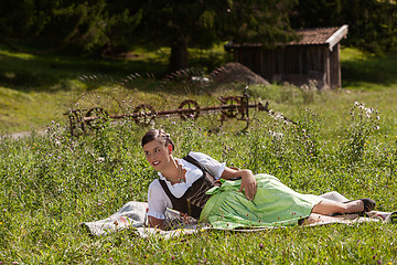 Image showing Enjoying free time in the Bavarian Alps.