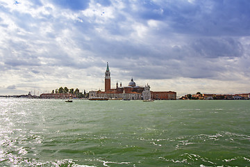 Image showing Views of beautiful buildings, gondolas, bridges and canals in Ve