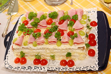 Image showing Sandwich layered cake