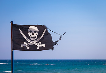 Image showing Pirate flag