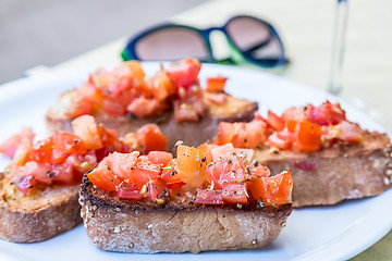 Image showing Original Italian Bruschetta