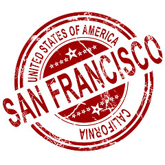 Image showing San Francisco with white background