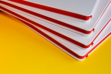 Image showing Four notebooks