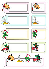 Image showing Christmas Tags