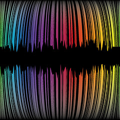 Image showing Abstract bacground with rainbow strips