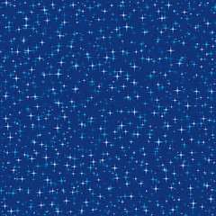 Image showing Abstract seamless background with night sky pattern