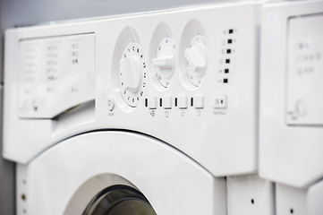 Image showing washing mashine control panel