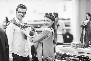 Image showing couple in  Clothing Store