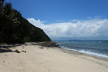 Image showing Landscape view of tropical beach