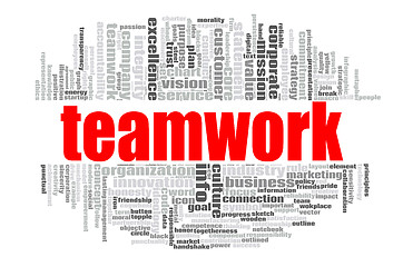 Image showing Teamwork word cloud