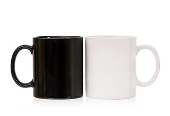 Image showing Two cups on white