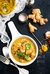 Image showing Curry of chicken