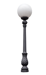 Image showing Street lamppost, isolated