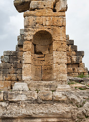 Image showing Ruins of ancient city, Hierapolis near Pamukkale, Turkey