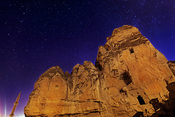 Image showing Night Goreme city, Turkey