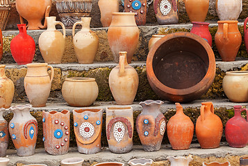 Image showing Diverse turkish pottery