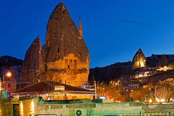 Image showing Night Goreme city, Turkey