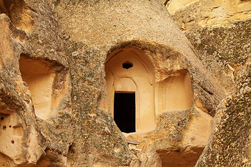 Image showing Fairy houses stone cliffs