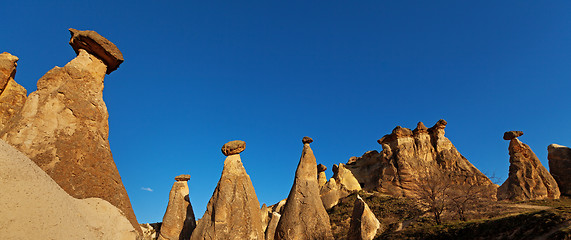 Image showing Fairy houses stone cliffs