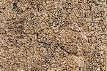 Image showing Stone plate with inscriptions in ancient city Hierapolis