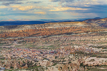 Image showing Great view on Goreme from Uchisar fortress