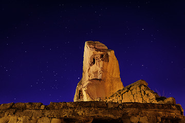 Image showing Night Goreme city, Turkey