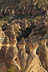 Image showing Fairy houses stone cliffs