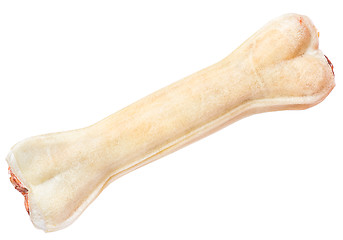 Image showing Dog bone food on white