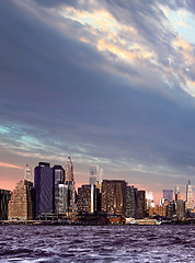 Image showing New York city at night