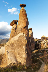 Image showing Fairy houses stone cliffs