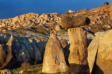 Image showing Fairy houses stone cliffs