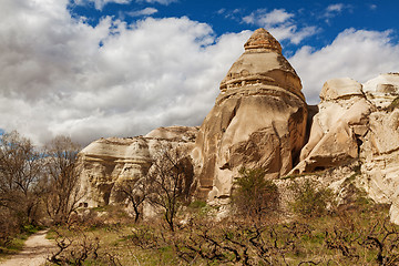 Image showing Fairy houses stone cliffs