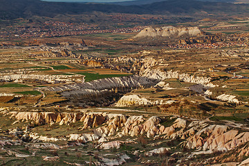 Image showing Great view on Love valley from Uchisar fortress