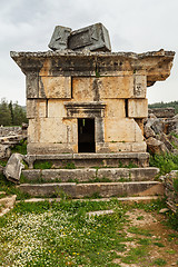 Image showing Ruins of ancient city, Hierapolis near Pamukkale, Turkey