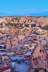 Image showing Sunrise in Goreme city, Turkey