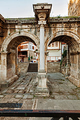 Image showing The Hadriyan\'s Gate in Antalya city.