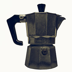 Image showing Vintage looking Coffee percolator
