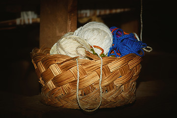 Image showing Yarn in the Basket