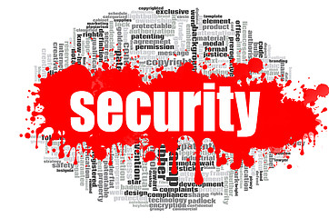 Image showing Security word cloud