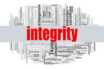 Image showing Integrity word cloud