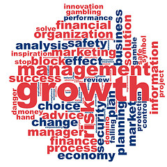 Image showing Growth word cloud